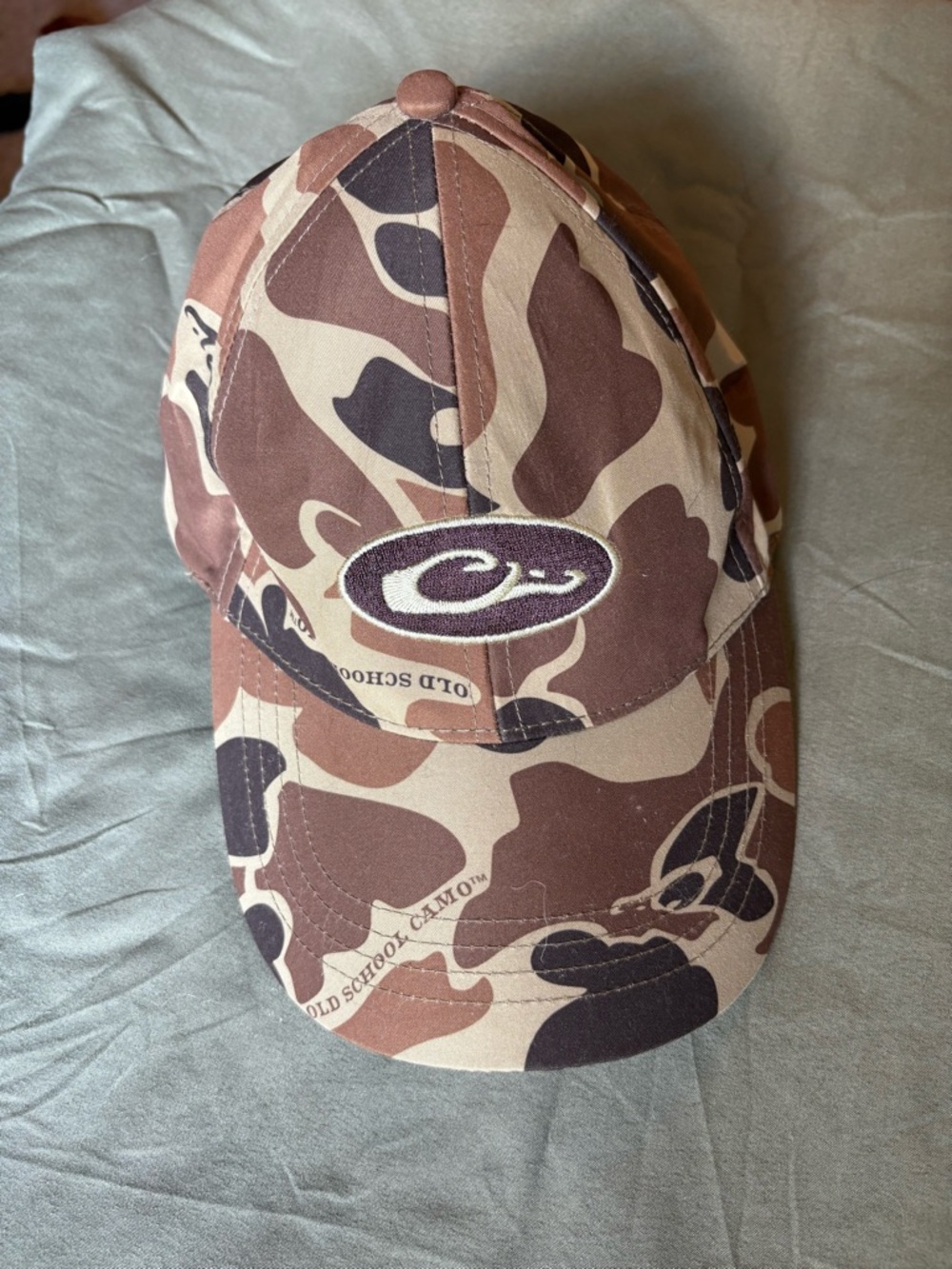 Old School Camo Men’s Brown Camouflage Baseball Cap